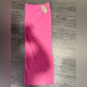 Meshki Fuchsia Ribbed Knit skirt